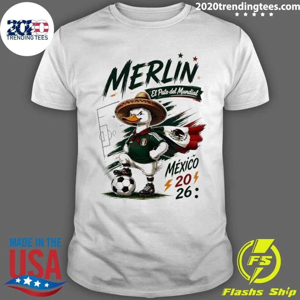 Goose Merlin El Pato del Mundial Mexico World Cup 2026 Shirt