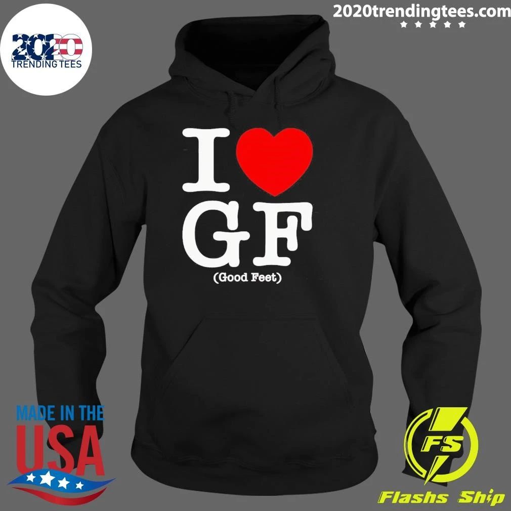 I Heart Gf Good Feet Foot Health Shirt