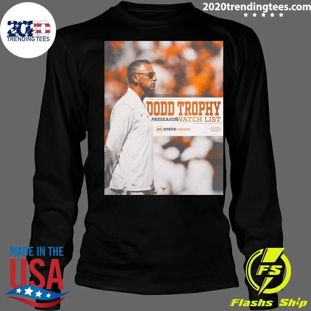Head Coach Sark Has Been Named To The Dodd Trophy 2026 Shirt