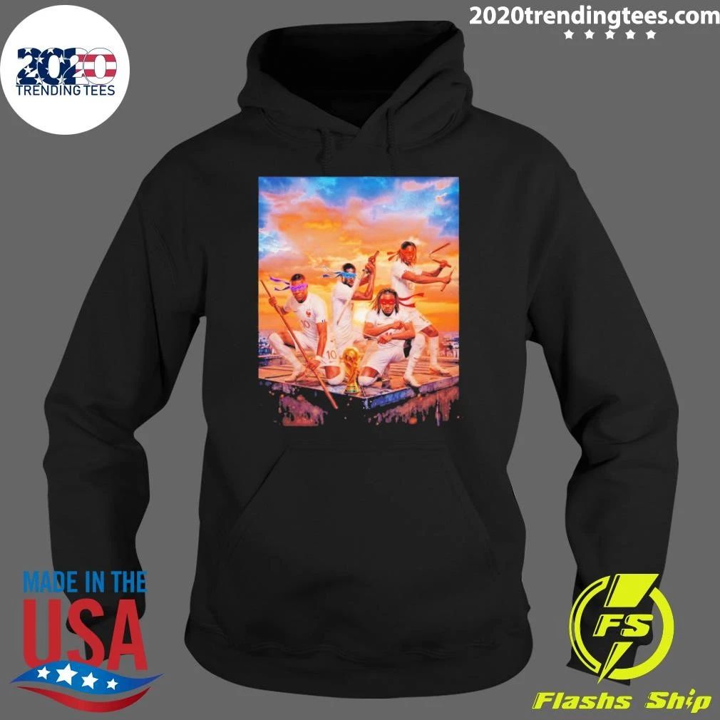 Mbappe Ousmane Dembele X Ninja Turtle France Soccer World Cup 2026 Shirt