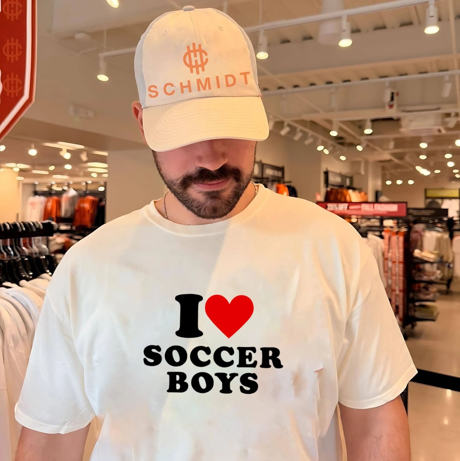 I Love Soccer Boys football sports fan shirt