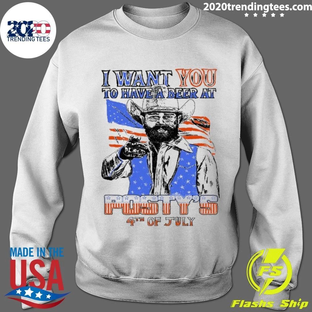 I Want You To Have A Beer At Posty’s 4th of July 2026 Bar Post Malone in Nashville, Tennessee Shirt