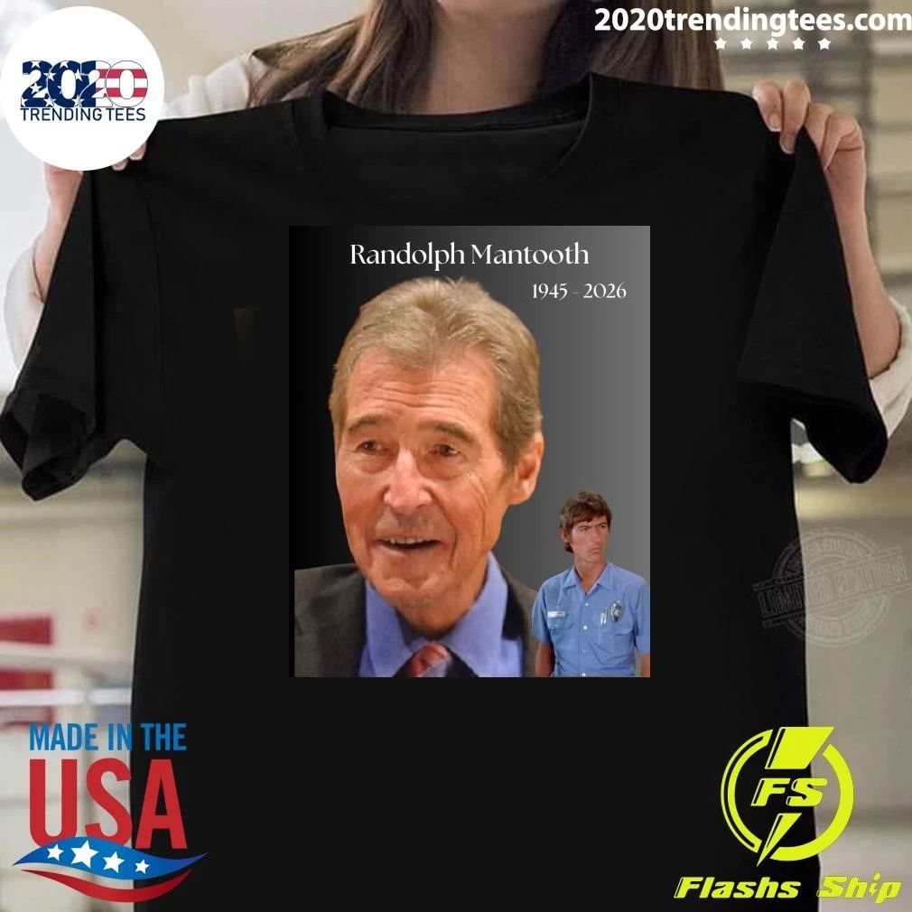 Firefighter-Paramedic Johnny Gage on Emergency Randolph Mantooth 1945-2026 Shirt