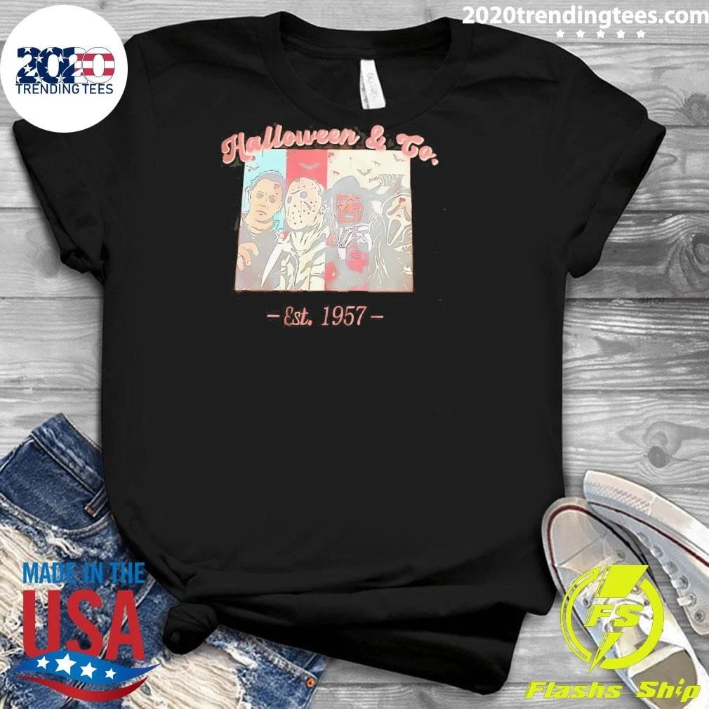 Halloween & Co Horror Movie Characters Est 1957 Shirt