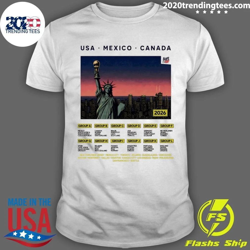 Statue of Liberty 2026 World Cup Retro Shirt
