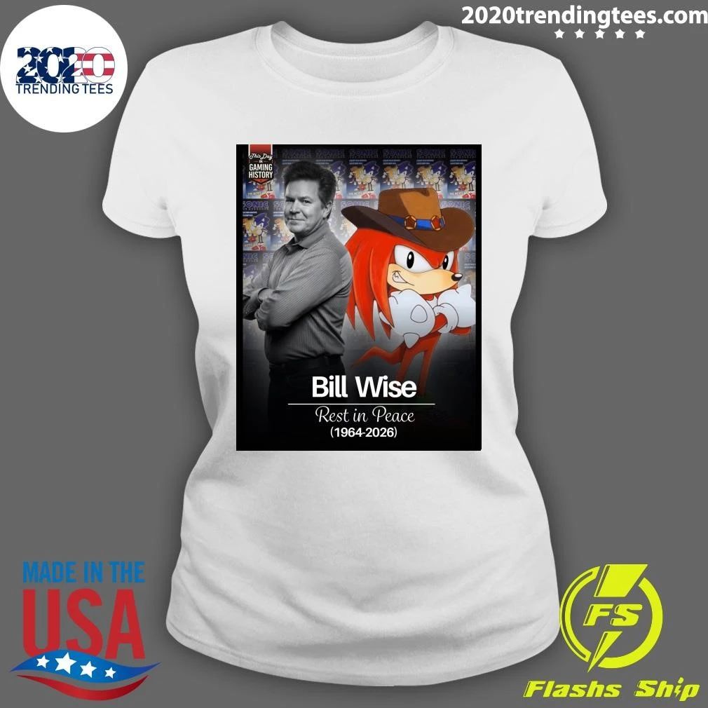 Remembering Bill Wise on his birthday Knuckles Voice Actor Shirt