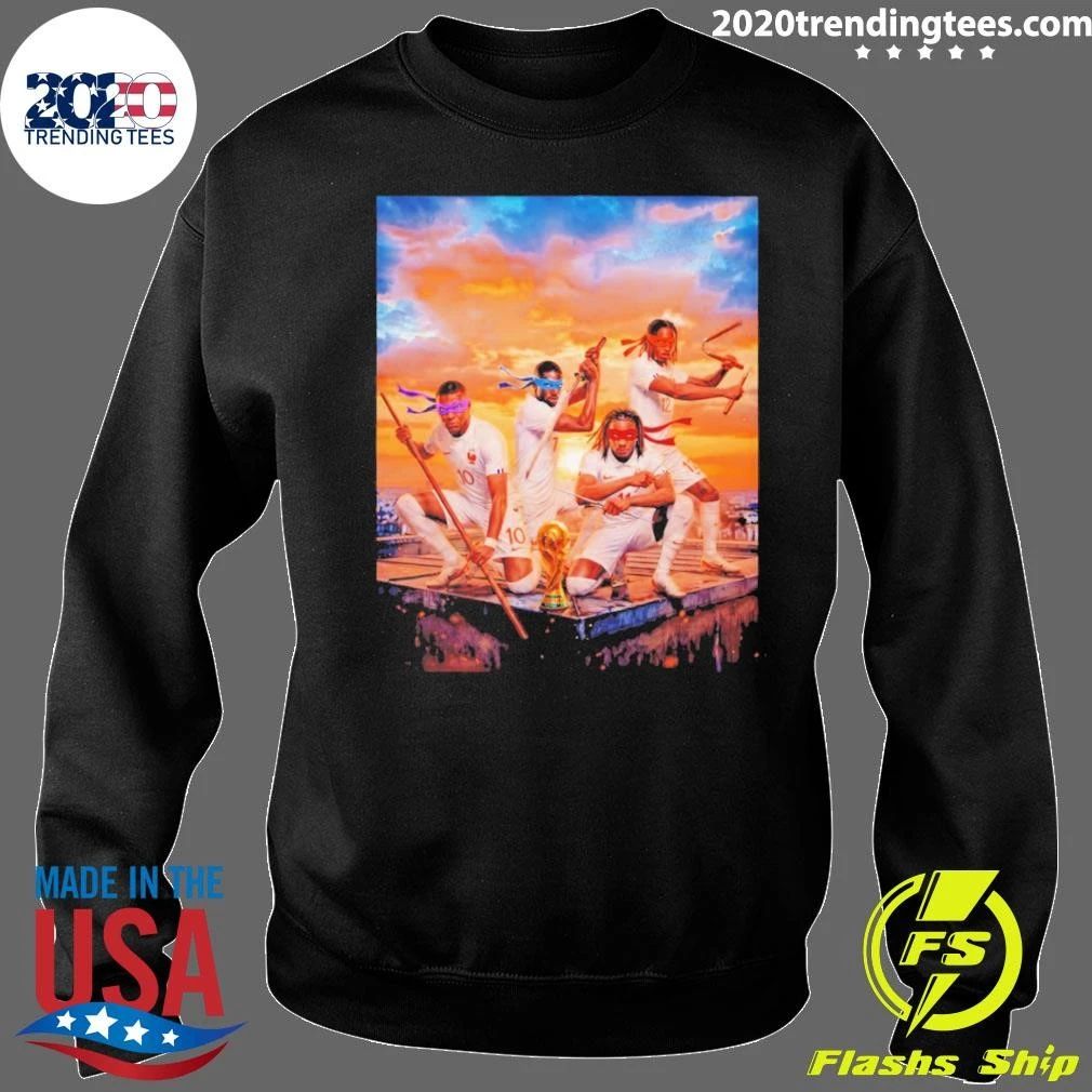 Mbappe Ousmane Dembele X Ninja Turtle France Soccer World Cup 2026 Shirt