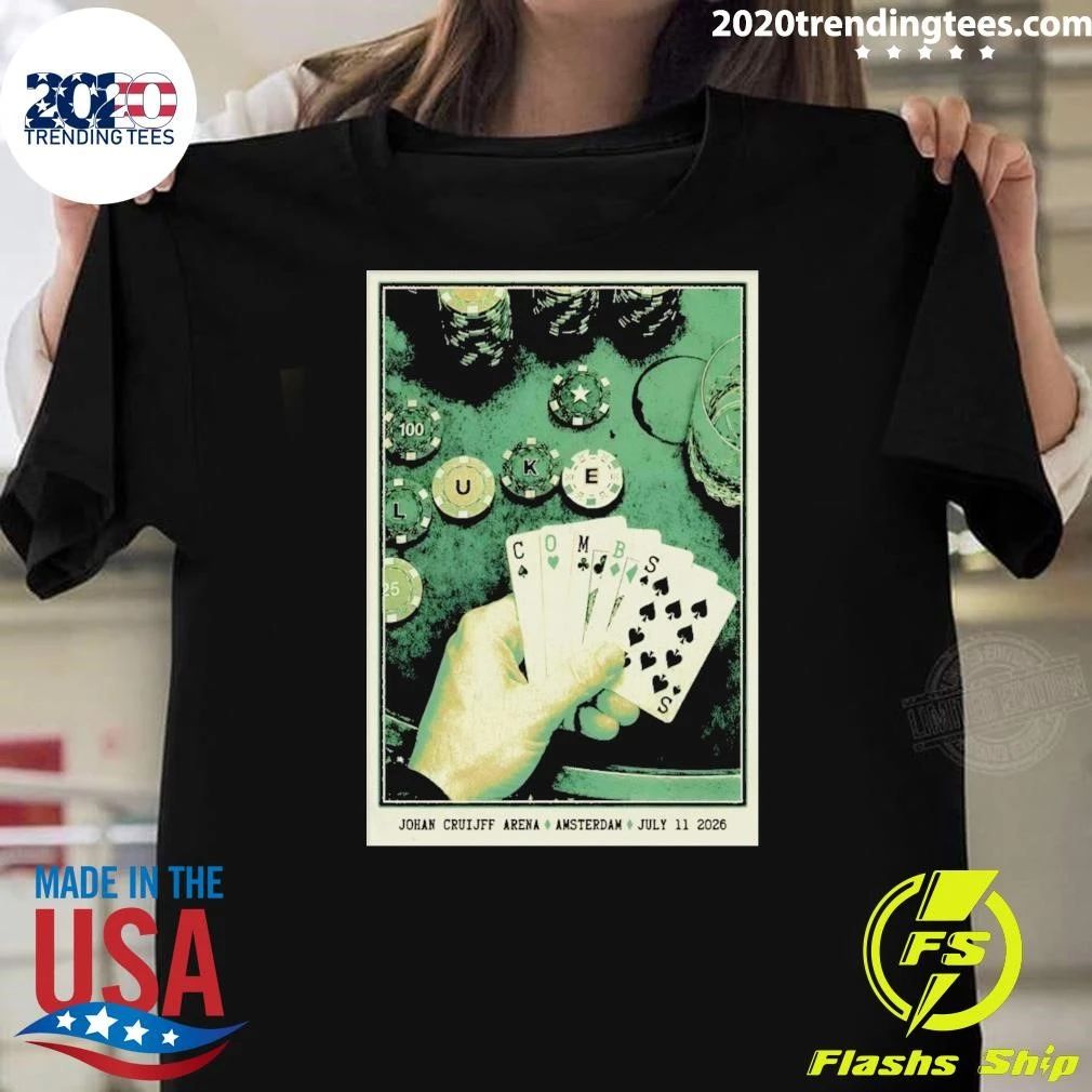 Luke Combs Johan Cruijff ArenA In Amsterdam Netherlands July 11 2026 Shirt