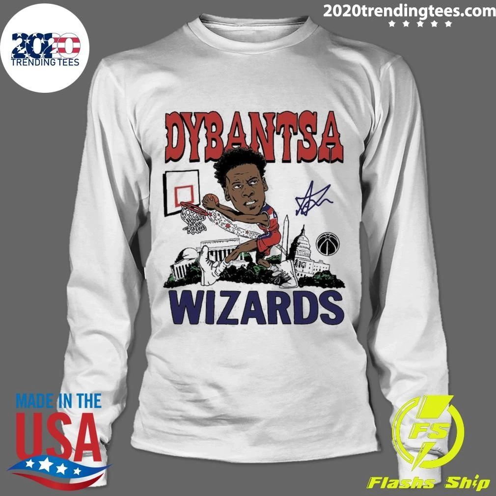 AJ Dybantsa Washington Wizards Homage Rookie Tri-Blend Shirt