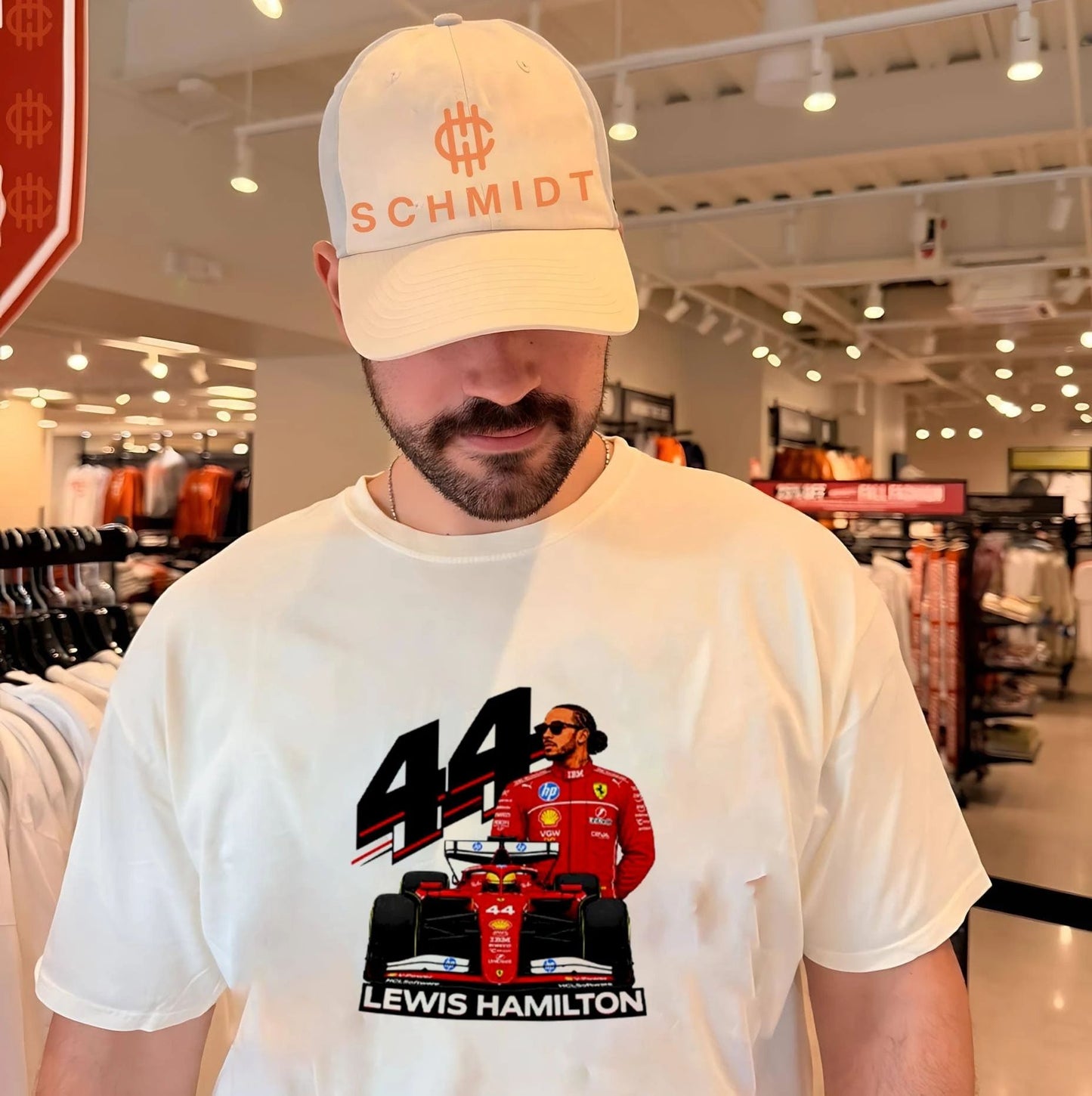 Lewis Hamilton 44 Ferrari F1 Shirt