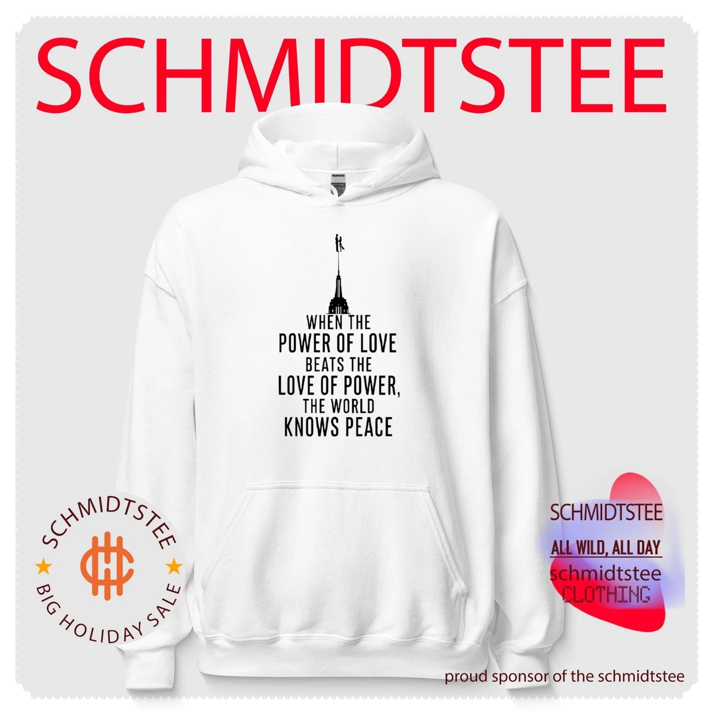 When The Power Of Love Beats The Love Of Power The NYC Skyline Shirt