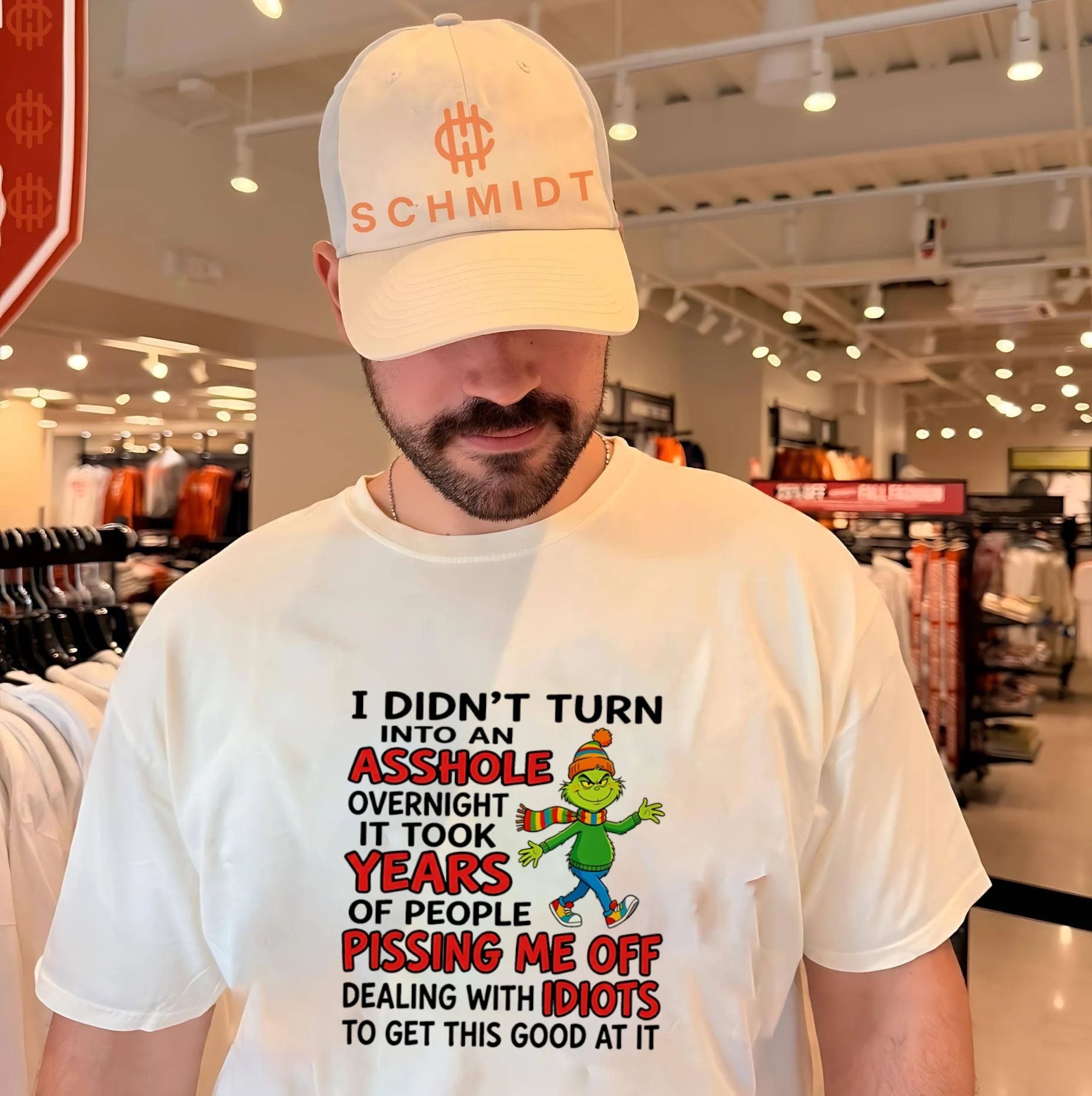Grinch I didn’t turn into an asshole overnight it took years of people pissing me off dealing with idiots to get this good at it shirt