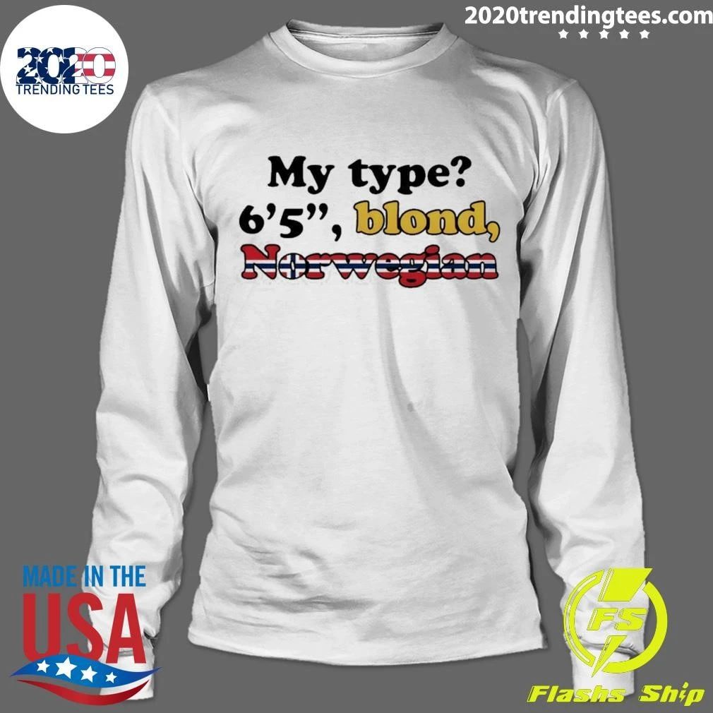 Haaland My Type 6ft 5 Blond Norwegian Norway Soccer World Cup 2026 Shirt