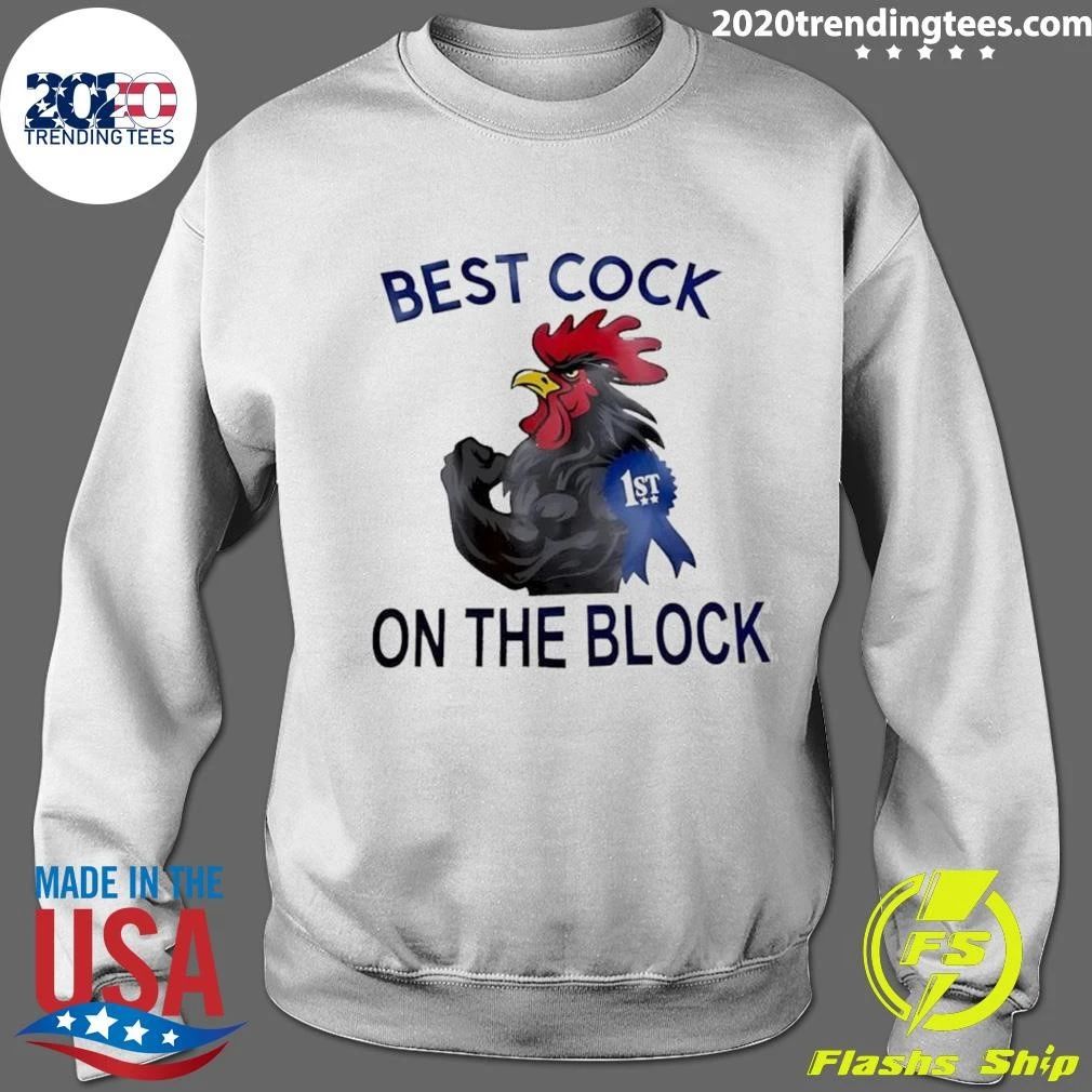 on the Block Muscular Rooster Award shirt