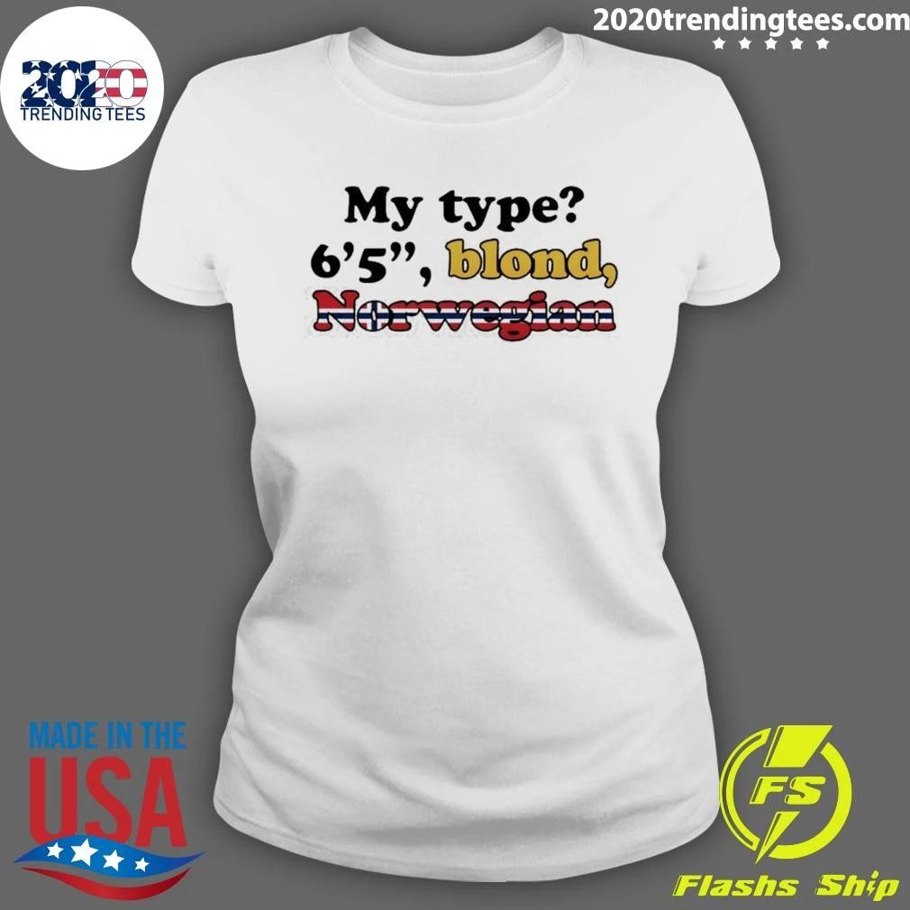 Haaland My Type 6ft 5 Blond Norwegian Norway Soccer World Cup 2026 Shirt
