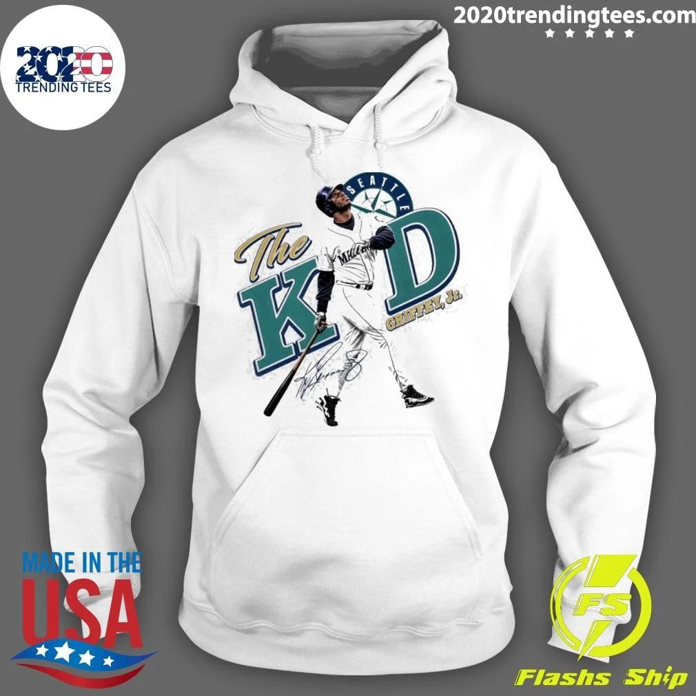 Ken Griffey Jr. Seattle Mariners Baseball The Kid Signature Shirt
