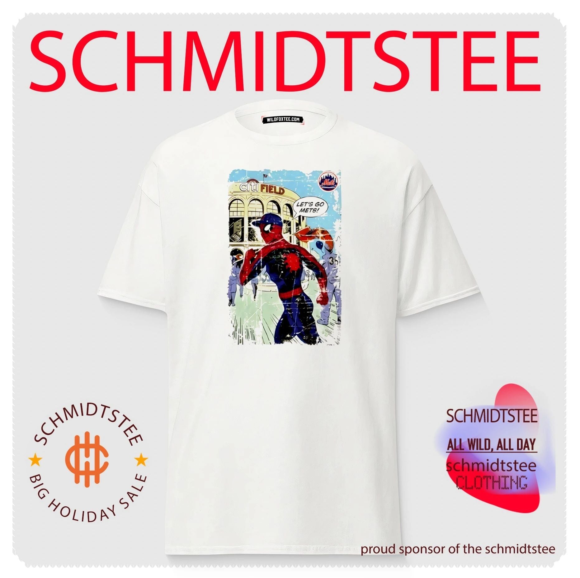 Spider-Man New York Mets Citi Field Distressed shirt