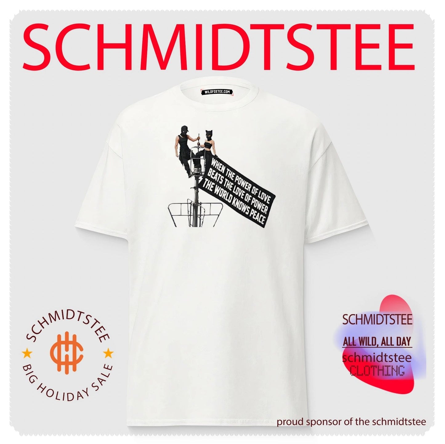 Empire State Building When The Power Of Love Beats The Love Of Power Shirt