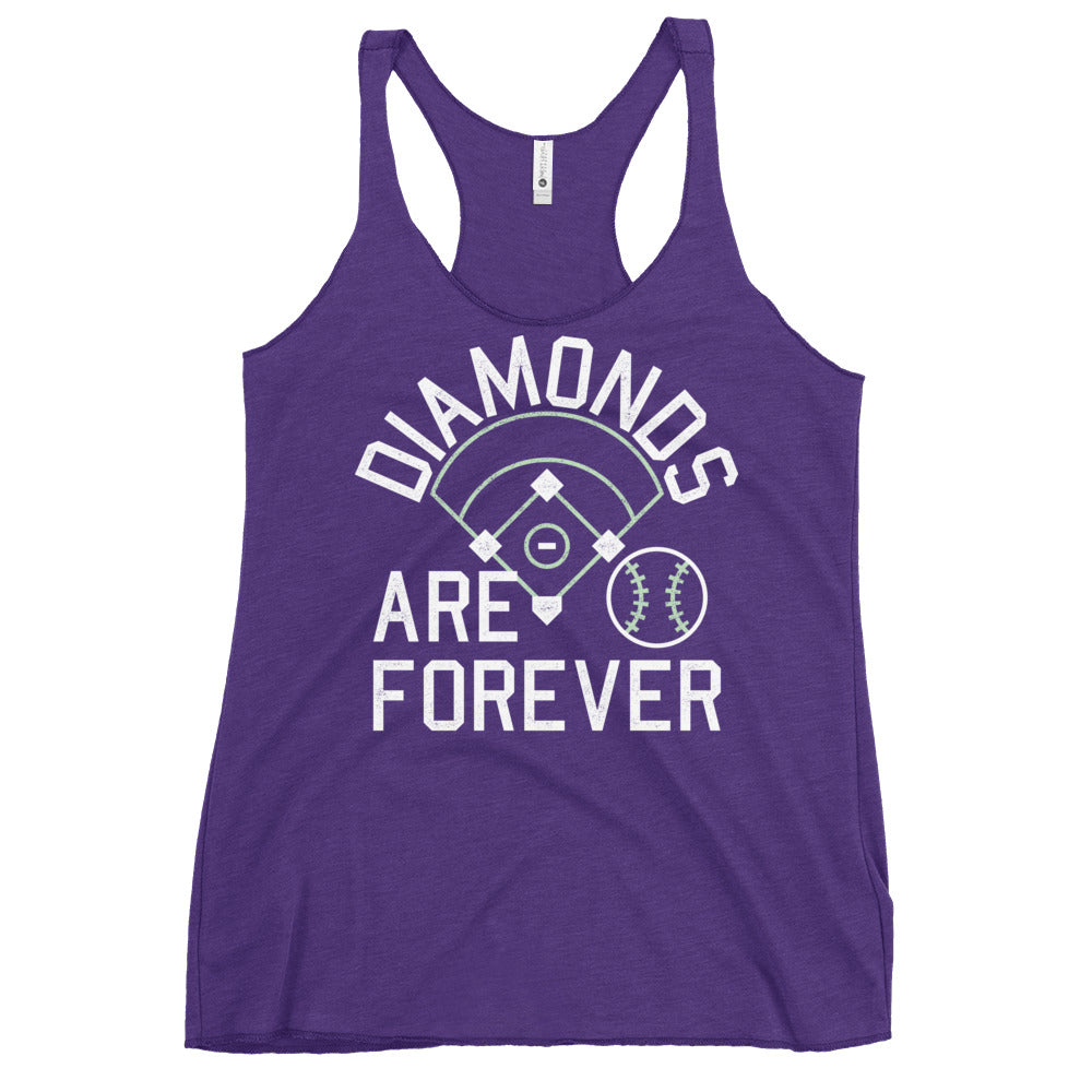 Diamonds Are Forever Women's Racerback Tank