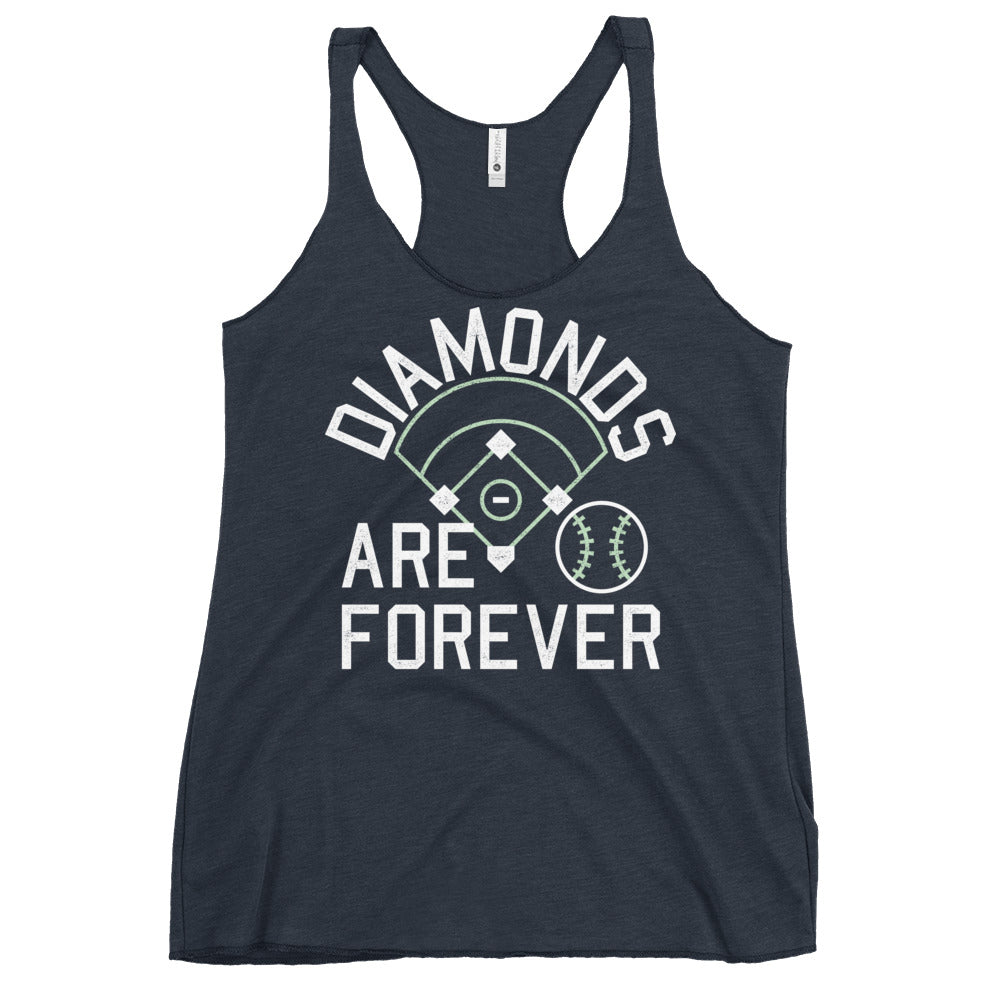Diamonds Are Forever Women's Racerback Tank