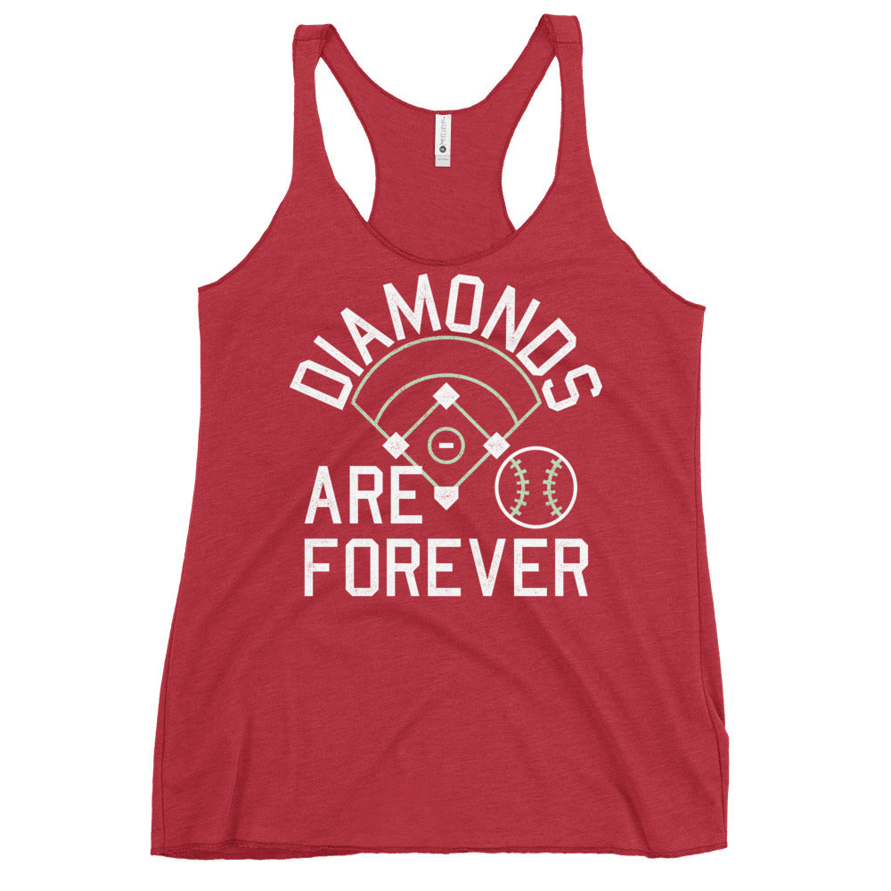 Diamonds Are Forever Women's Racerback Tank
