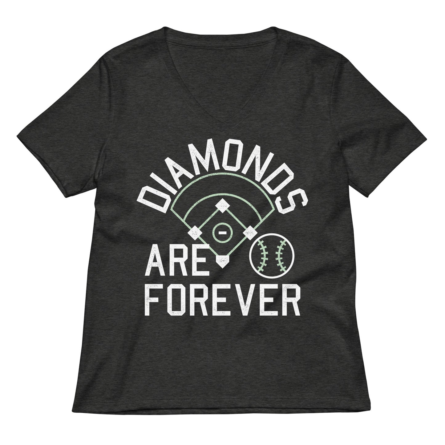 Diamonds Are Forever Women's V-Neck Tee