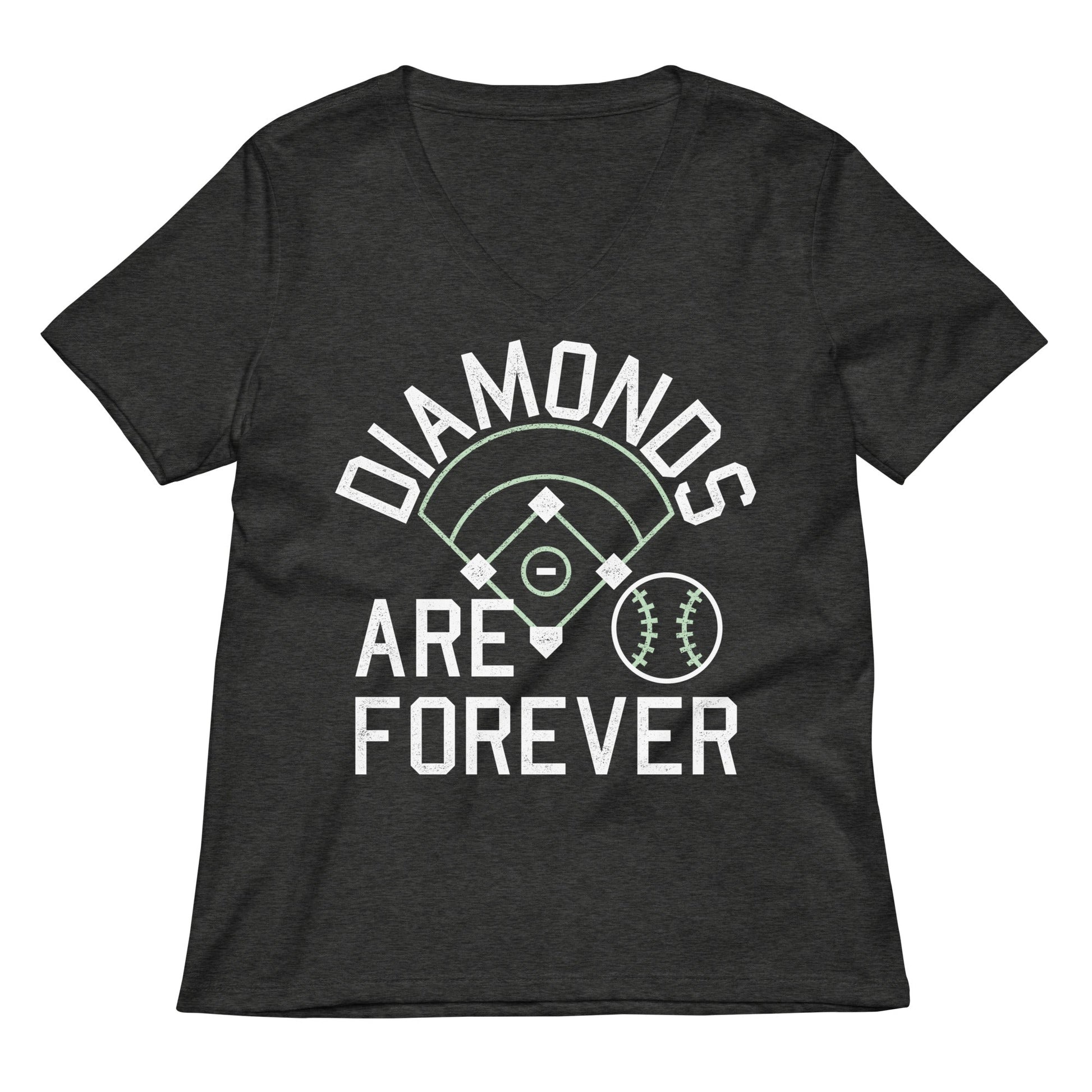 Diamonds Are Forever Women's V-Neck Tee