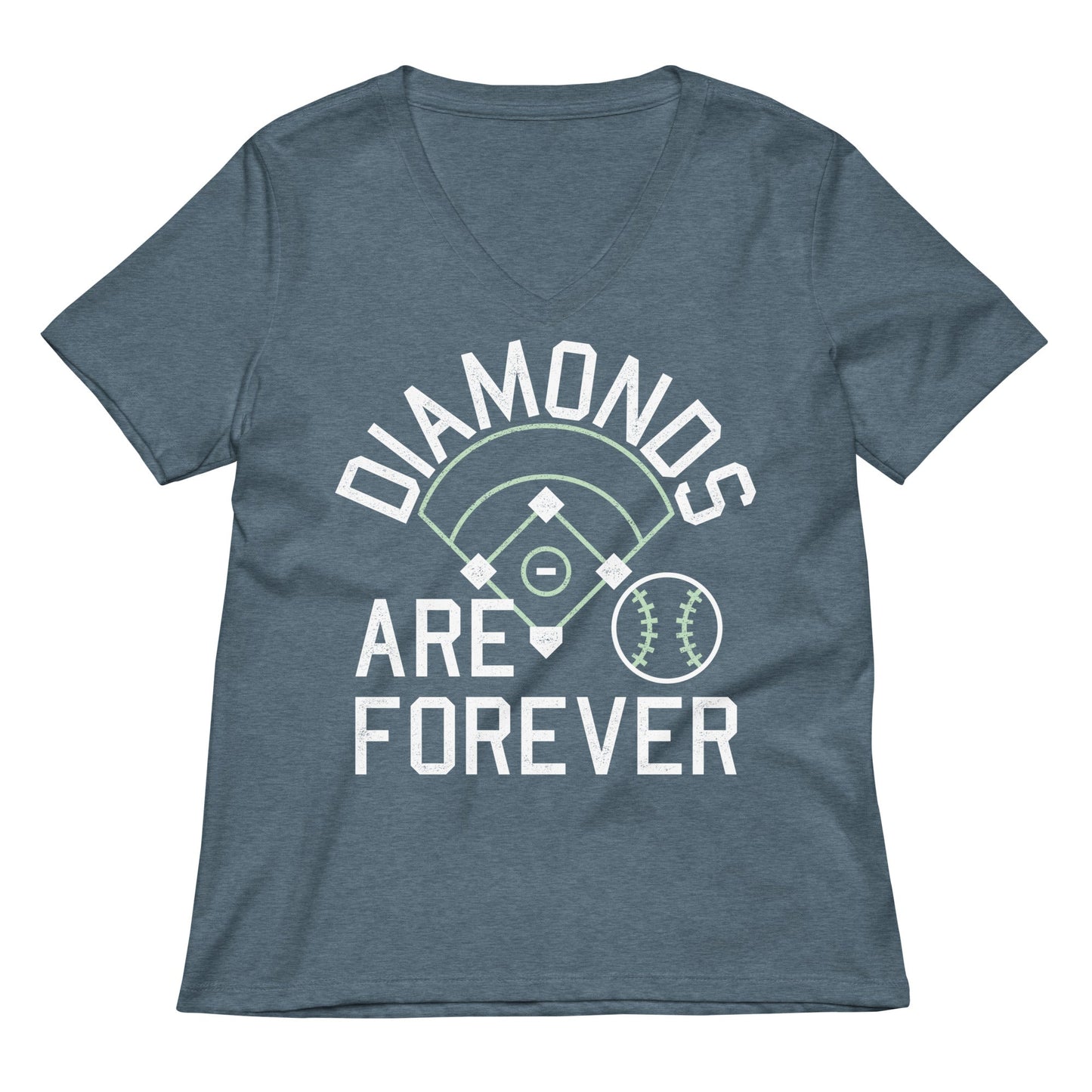 Diamonds Are Forever Women's V-Neck Tee